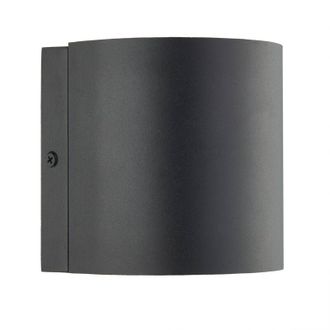 Lindby Lindby - L&aacute;mpara De Pared Led Exterior gladis En Negro Aluminio