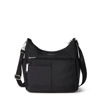 Baggallini Womens Securtex Anti-Theft Free Time Crossbody Bag