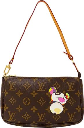 Louis Vuitton Brown Monogram Pochette Pouch (Pre-Owned)