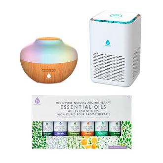 Pursonic Ultimate Wellness Bundle Air Purifier, Diffuser & Essential Oils Set in Multicolor at Nordstrom