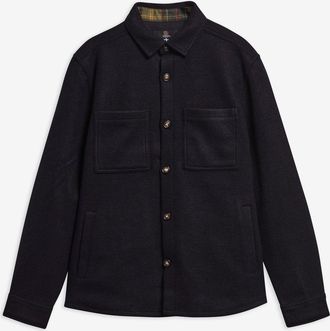 Barbour Marltown Tail Wool Blend Ovsrt