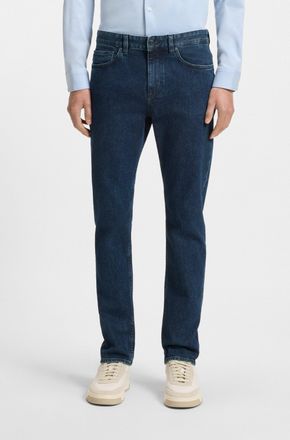 Boss Orange by Hugo Boss Slim-fit-Jeans BOSS ORANGE Delaware, Herren, Gr. 36, L&auml;nge 34, blau (navy415), Denim/Jeans, Obermaterial: 99% Baumwolle, 1% Elasthan, unifarben, slim 