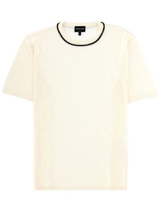 Giorgio Armani Linen And Silk T Shirt