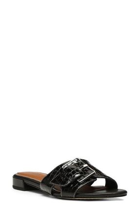 Donald J Pliner Florence Slide Sandal in Black at Nordstrom, Size 8.5