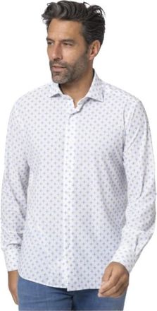 Orian Shirts - Heren - Casual Overhemden - Wit - L - Nylon - Overhemden