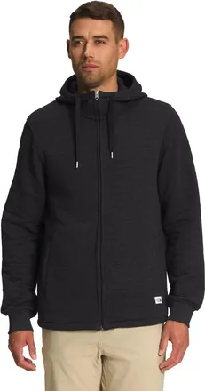 The North Face Longs Peak Hoodie Mens Heather Black Full Zip KFC1006