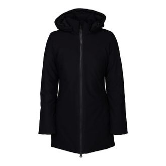 Save The Duck Jassen, Dames, Zwart, XL, Nylon, Lila Hooded Parka