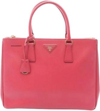 Prada Pre-owned Handbags, female, Pink, Size: ONE SIZE Pre-owned Fabric prada-bags