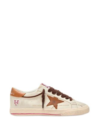 Golden Goose Silk And Nylon Patchwork Lace Sneakers