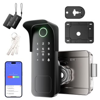 OEM Cerradura Inteligente, Cerraduras Electr&oacute;nicas Para Cercas Exteriores, Cerradura De Correa Inteligente Sin Llave, Cerraduras De Teclado El&eacute;ctrico Con 