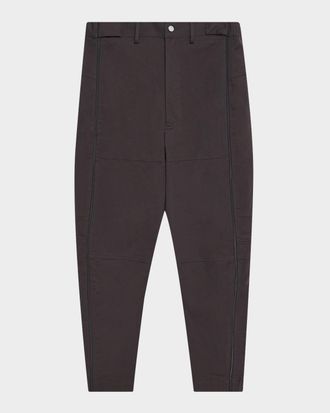 Mordecai Men & apos;s Cotton Side-Zip Flat-Front Trousers