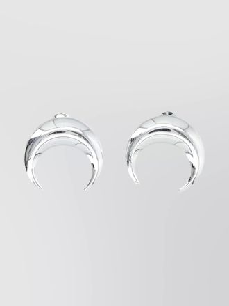 Marine Serre moon stud earrings