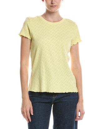 Nic+Zoe Nic & Zoe Lace Knit T Shirt