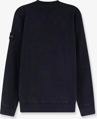 Stone Island Mens Sweatshirt Organic Cotton Black Sweatshirts Sweater