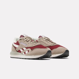 Reebok Classic Trainingsschuh REEBOK CLASSIC CLASSIC NYLON 89, Gr. 42,5, grainygrau, schwarzberry, chalk, Leder, Synthetik, Textil, Schuhe Trainingsschuh