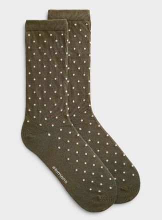 Simons Womens Mini polka dot socks