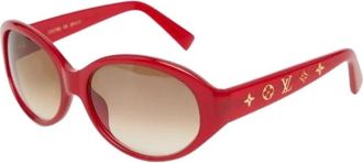 Louis Vuitton Pre-owned Obsession Zonnebrillen - Dames - Vintage Accessoires - Rood - ONE Size - Vintage