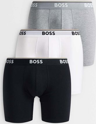 HUGO BOSS Power - Confezione da 3 boxer multicolore