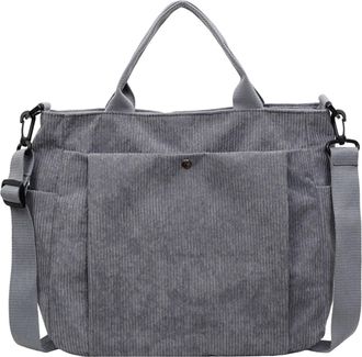 Generic Womens Hobo Shoulder Bag, Corduroy Crossbody Bag, Casual Tote Bag with Smooth Zipper Closure, Adjustable Shoulder Strap, Applies to Work and Daily Com