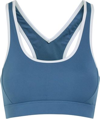 Varley Freesoft Selma Stretch-jersey Sports bra - Blue - S (UK8-10 / S)