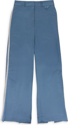 Rhude BLUE/WHITE BACK SLIT W/ TRIM STRAIGHT PANTS