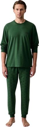 Lacoste Conjunto de pijama de mezcla de algod&oacute;n - Nightwear & Lounge - Hombre - Verde - 2XL