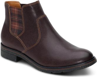 Aetrex Womens Kaylee Booties In Dark Brown