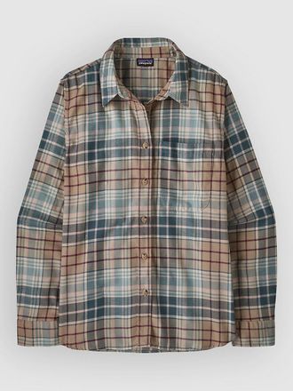 Patagonia Lw Fjord Flannel Camicia blu