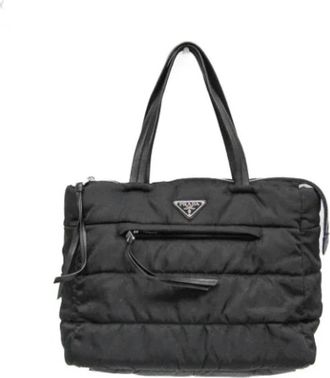 Prada Pre-owned Nylon prada-bags - Dames - Vintage Shopper - Zwart - ONE Size - Nylon - Vintage