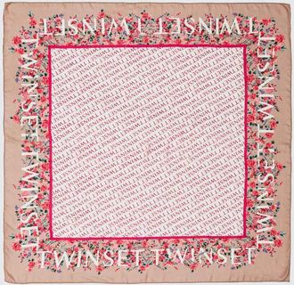 Twinset Sciarpa in modal con stampa floreale