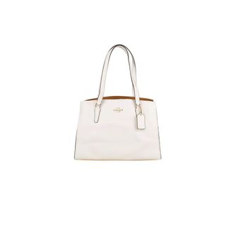 Coach Shoulder Bags, female, Beige, Size: ONE SIZE Tatum Carryall