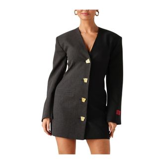 Refined Department Refined Department, Jassen, Dames, Zwart, XS, Polyester, Star Mini Jurk