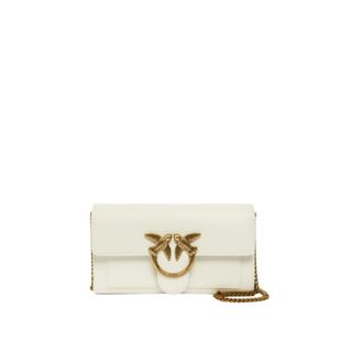 Pinko Cross Body Bags, female, White, Size: ONE SIZE Love Bag Wallet White