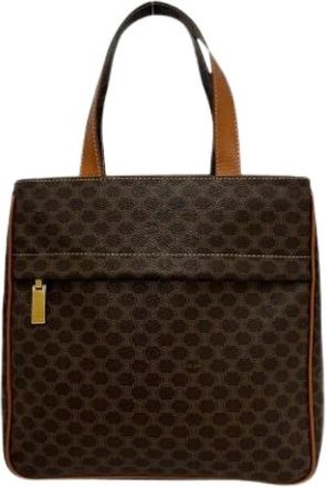Celine Pre-owned Vintage Tote Bag - Dames - Vintage Shopper - Bruin - ONE Size - Leer - Vintage