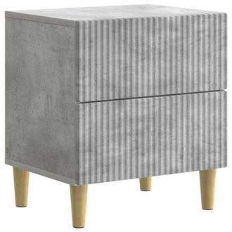 vidaXL Armario De Noche Con Caj&oacute;n Gris Hormig&oacute;n 43 X 34,5 X 48 Cm Vidaxl