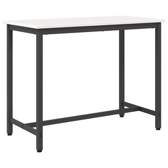 vidaXL Mesa 100 X 50 X 77 Cm Madera Ingenierizada Y Acero Vidaxl