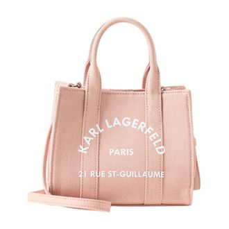 Karl Lagerfeld Version Mini du Cabas Carr&eacute; - female - Karl Lagerfeld - Handbags - Pink - ONE SIZE - Bags
