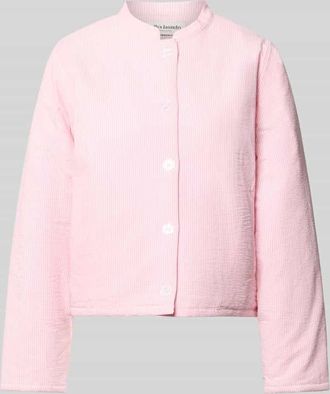 Lollys Laundry Jacke mit Stehkragen Modell Emilia in Rosa, Gr&ouml;&szlig;e XL