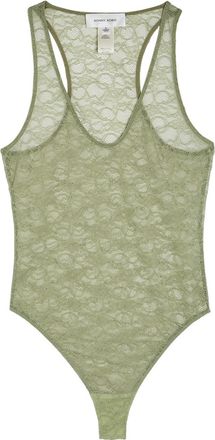 Ronny Kobo Lunchy Lace Bodysuit - Light Green - S (UK8-10 / S)