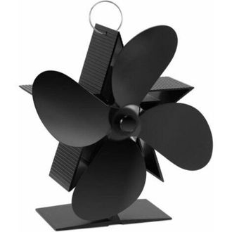 OEM Ventilador Para Estufa De Le&ntilde;a Con 4 Aspas, Accionado Por Calor - Para Estufas De Pellets Y Chimeneas De Le&ntilde;a - Econ&oacute;mico Y Ecol&oacute;gico - Crezuo