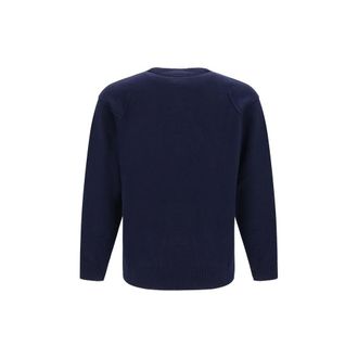 C.P. Company GRS Merino Wool Crewneck Sweater - Navy