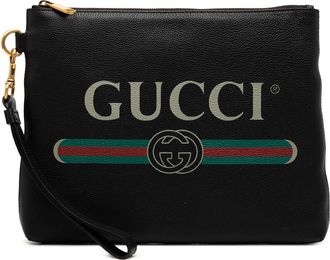 Gucci Verschillende leren logo clutch