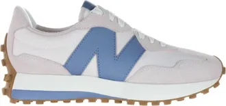 New Balance Womens 327 Shoes In Pink Salt With Fairweather Blue
