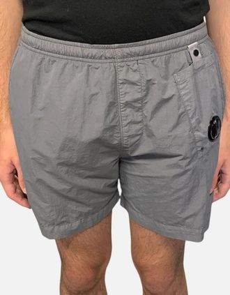C.P. Company Mens Lens Nylon Swim Short - Grey - Size: 30/31/32