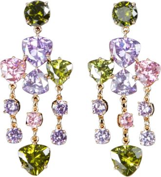 Self Portrait Orecchino a goccia con cristalli multipli - - Accessories - Donna - Multicolore - ONE SIZE