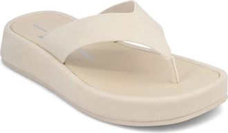 Mia Pamelia Wedge Sandal in Ecru at Nordstrom, Size 9.5