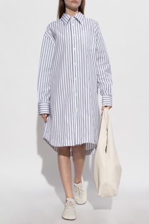 Ami Shirt Dress, Womens, White