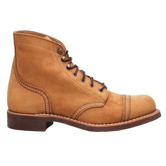 Red Wing Shoes Iron Ranger 3367 Nubuck Womens Boots - Honey - Size:UK 7.5