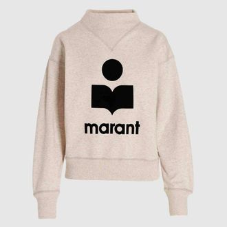 Isabel Marant Beige Cotton Moby-Gz Sweatshirt