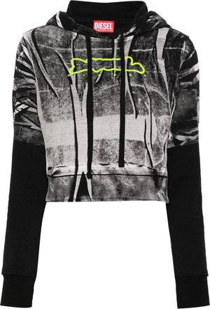 Diesel F-Slimmy hoodie - women - Cotton - S - Black